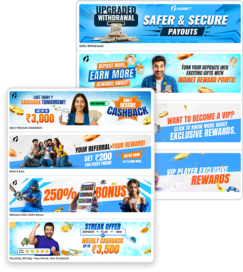 Bonus-Promotions Indibet Betting and Casino