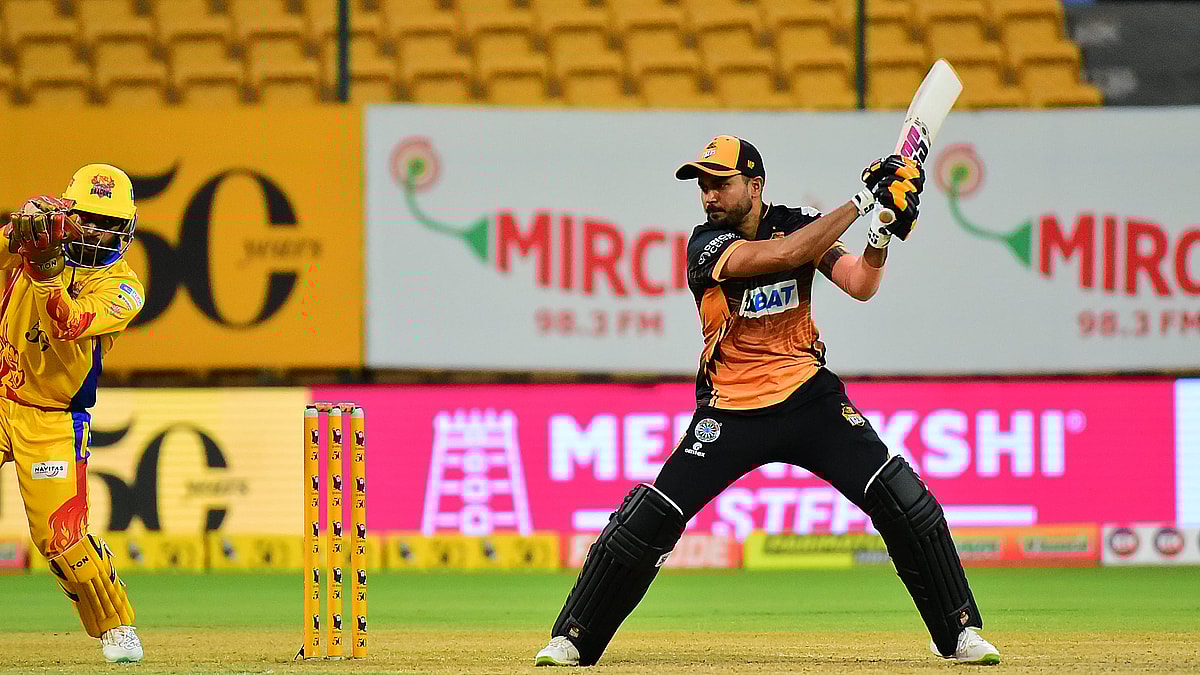 Hubli Tigers and Shivamogga Lions gear up for an exhilarating semi-final clash in the Maharaja Trophy KSCA T20 2023 at M.Chinnaswamy Stadium on August 28, 2023.