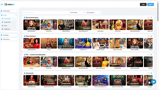  Indibet Betting and Casino