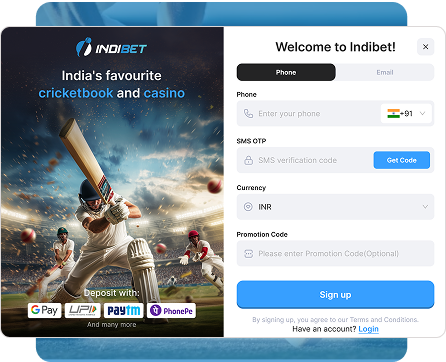 Quick-Sign-up Indibet Betting and Casino