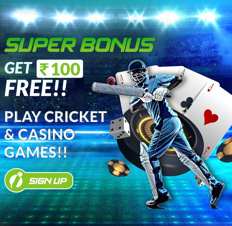 free-bonus an image with sign up bonus info Indibet Betting and Casino