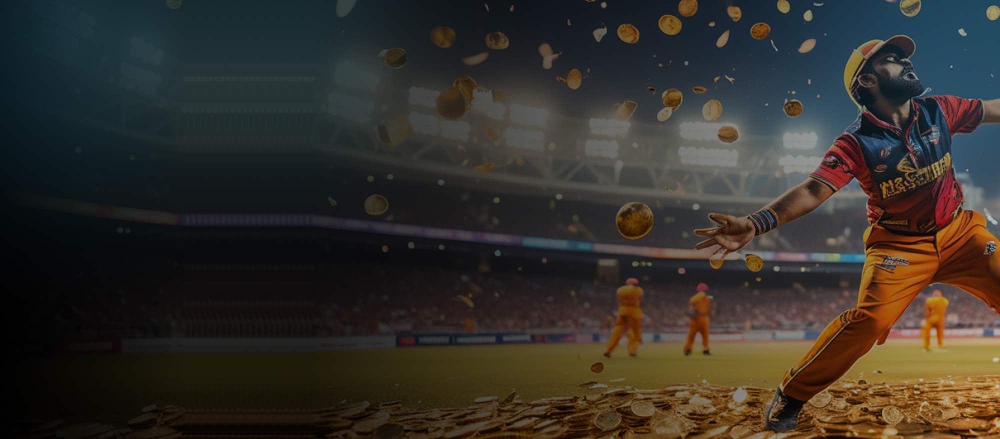 ipl-header coins in a stadium Indibet Betting and Casino
