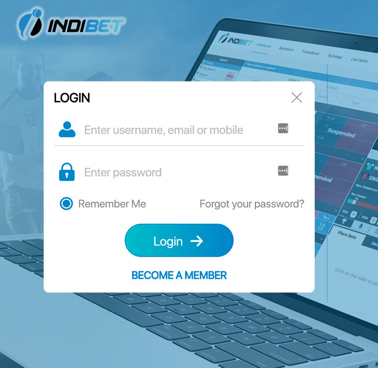login login form of indibet Indibet Betting and Casino
